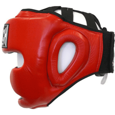 Punch Equipment 90382 ~ FULL FACE HEADGUARD RED LGE New zealand nz vaughan